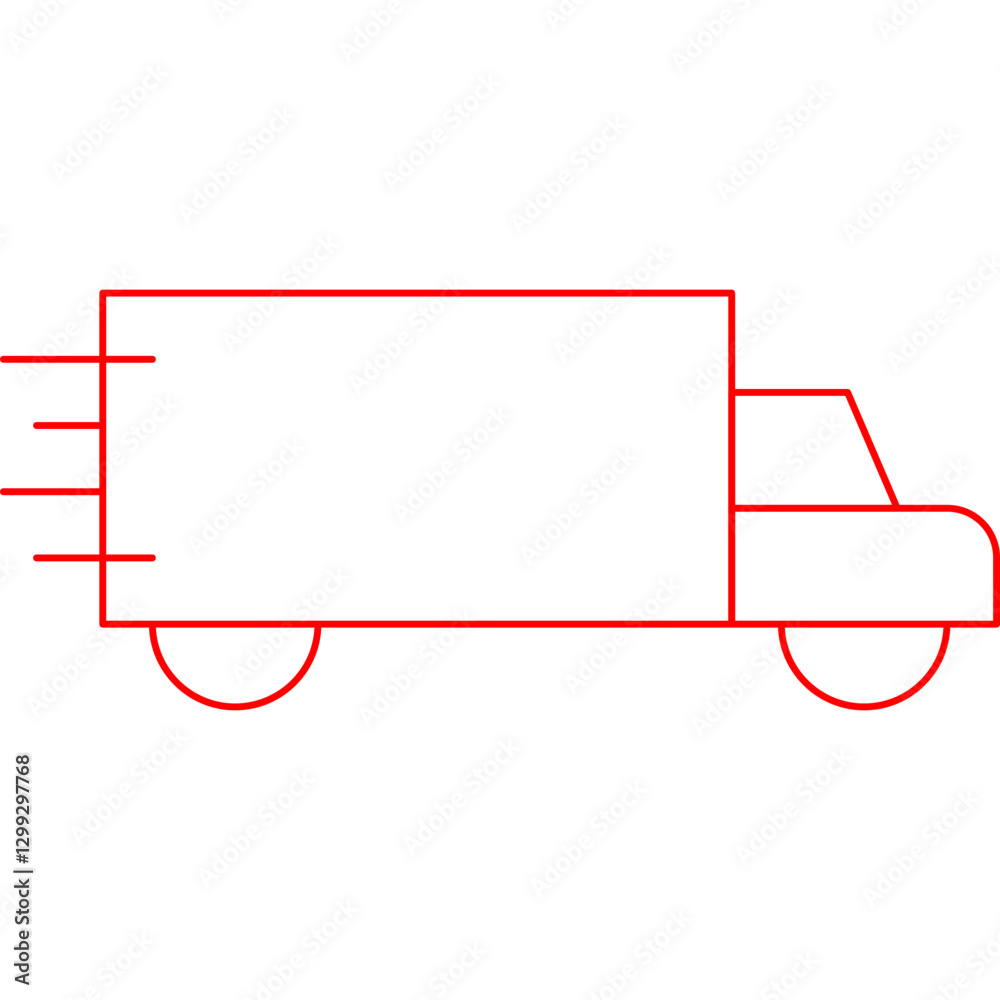 Truck icon single vector illustration Truck icon single vector illustration
