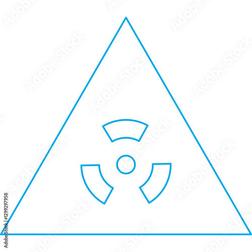 Nuclear Fission icon single vector illustration