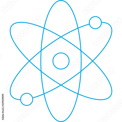 Atoms icon single vector illustration
