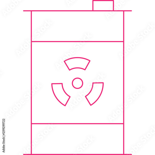 Toxic Waste icon single vector illustration