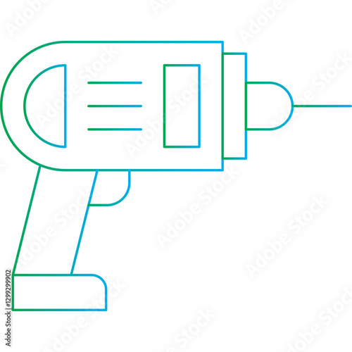 Drilling Machine icon single vector illustration