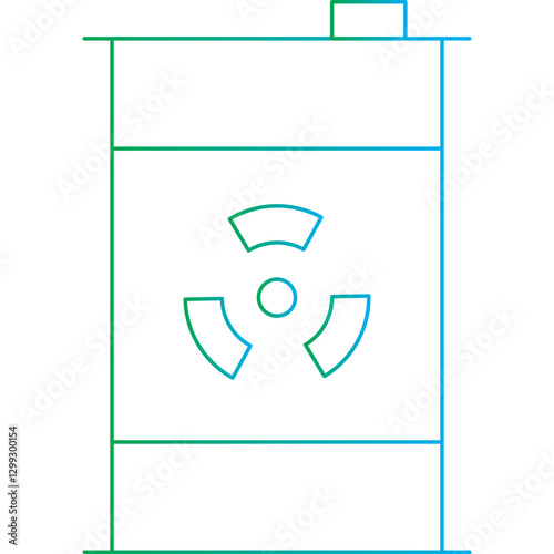 Toxic Waste icon single vector illustration
