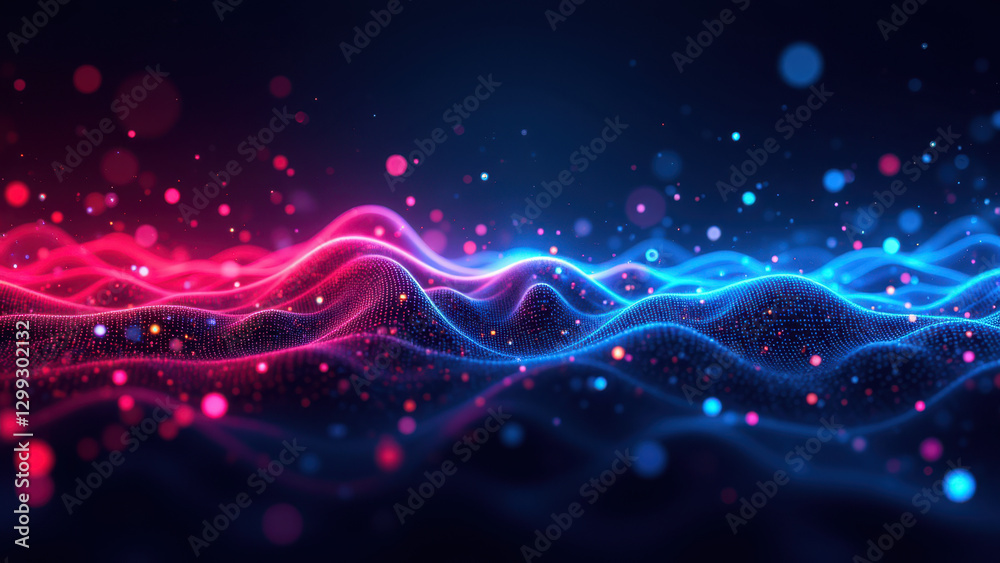 A colorful abstract digital illustration with wave patterns and circular elements reminiscent of a cloud computing or DevOps concept. A colorful abstract digital illustration with wave patterns and circular elements reminiscent of a cloud computing or DevOps concept.