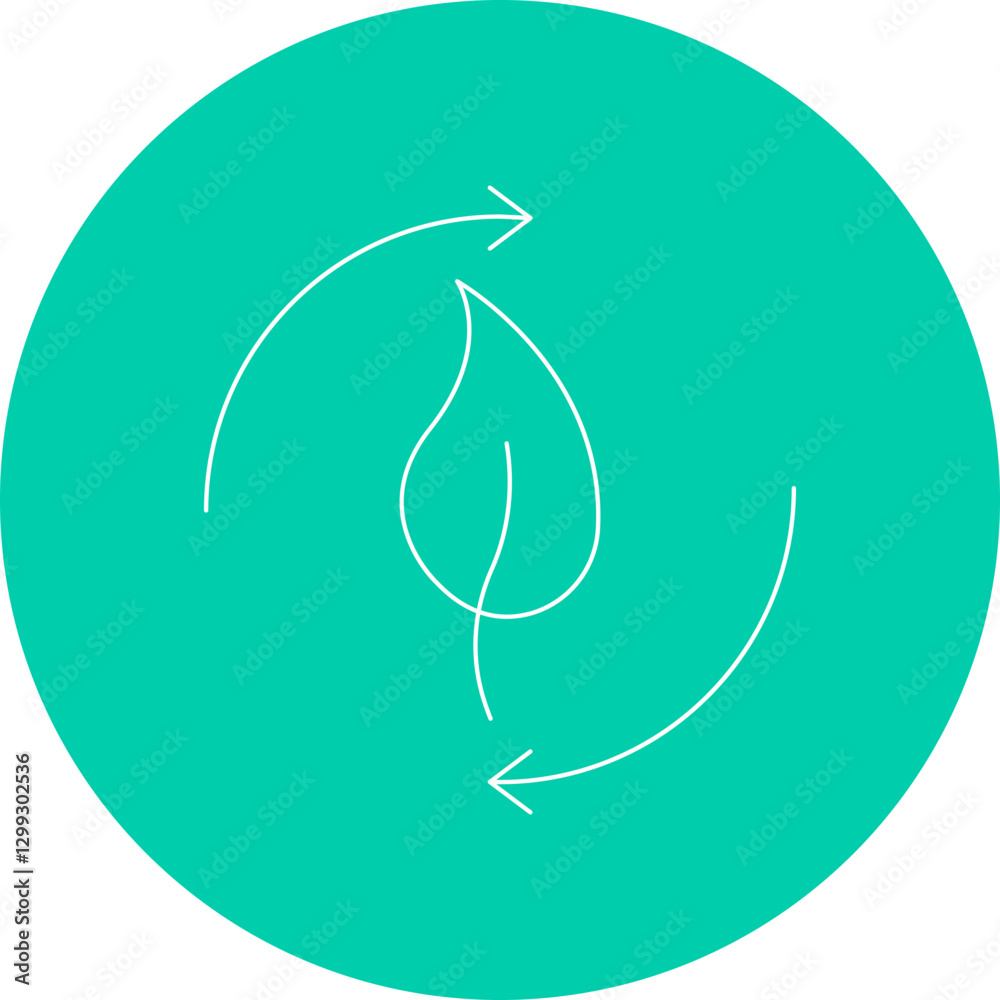 Renewable Energy icon single vector illustration Renewable Energy icon single vector illustration