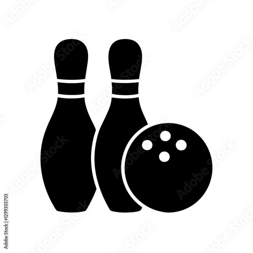 bowling ball and pins