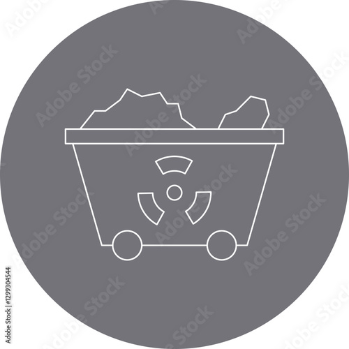 Wagon icon single vector illustration