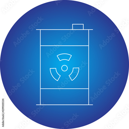 Container icon single vector illustration