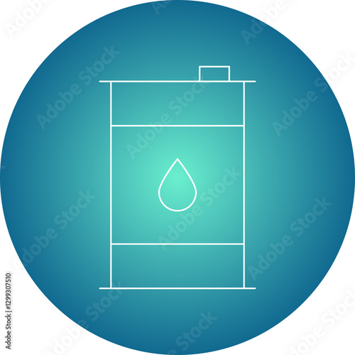 Petroleum icon single vector illustration