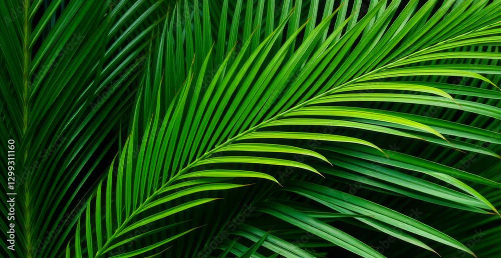 Obraz premium Stunning Palm Leaf Detail