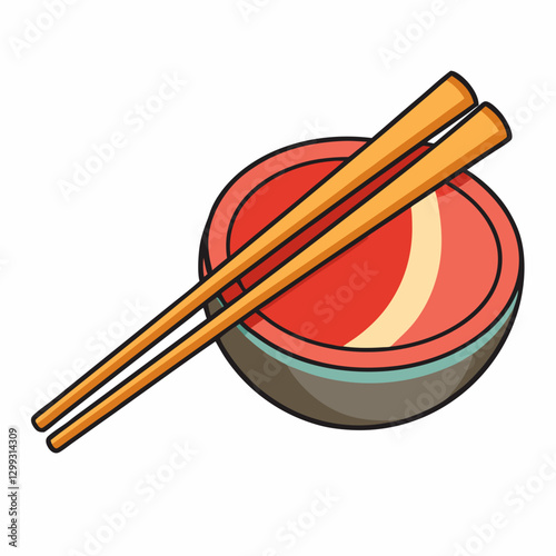 handcrafted ceramic chopstick 