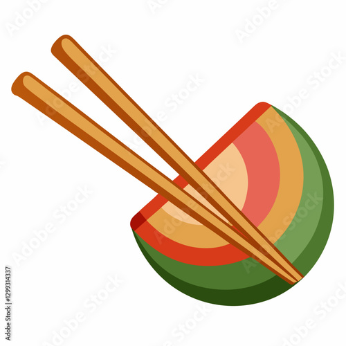 handcrafted ceramic chopstick 