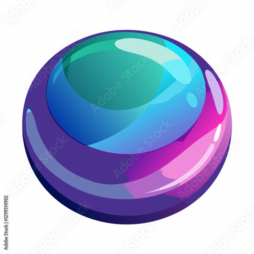 glossy resin paperweight 