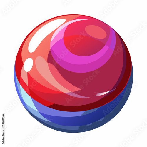 glossy resin paperweight 