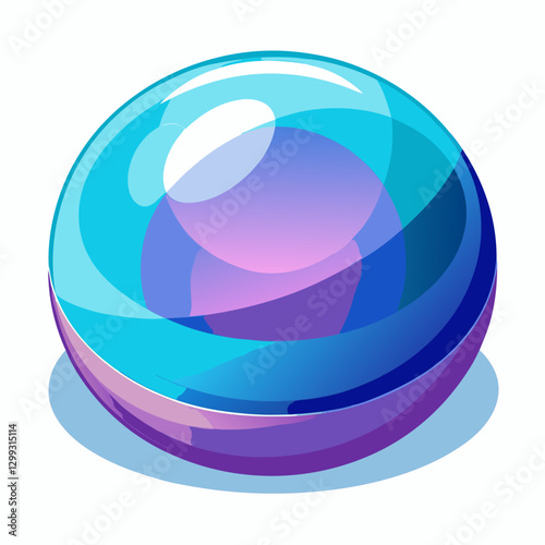 glossy resin paperweight 