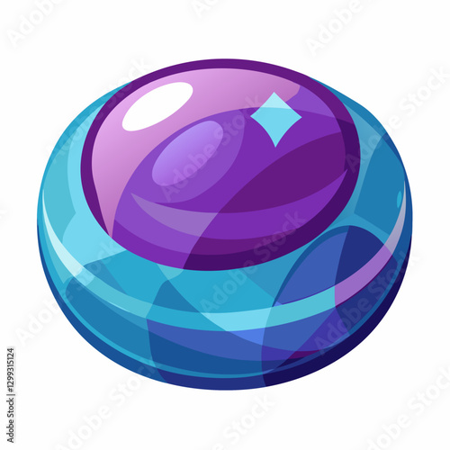 glossy resin paperweight 