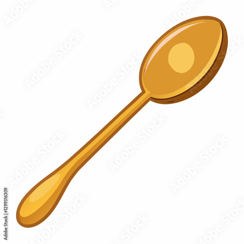gold plated coffee spoon  