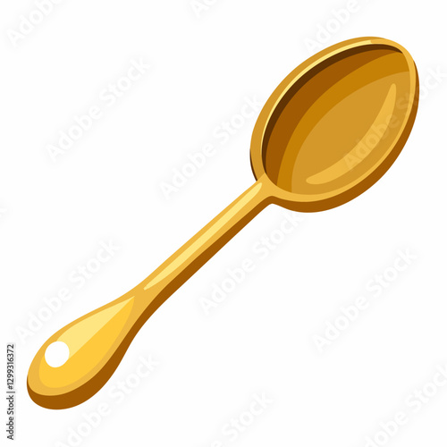 gold plated coffee spoon  