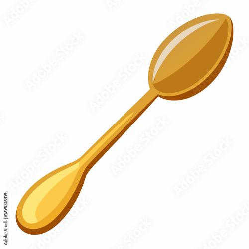 gold plated coffee spoon  