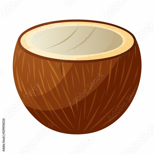 textured coconut bowl  