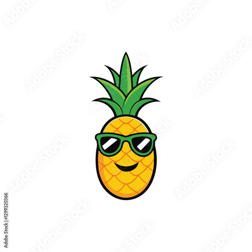 vector illustration of pineapple