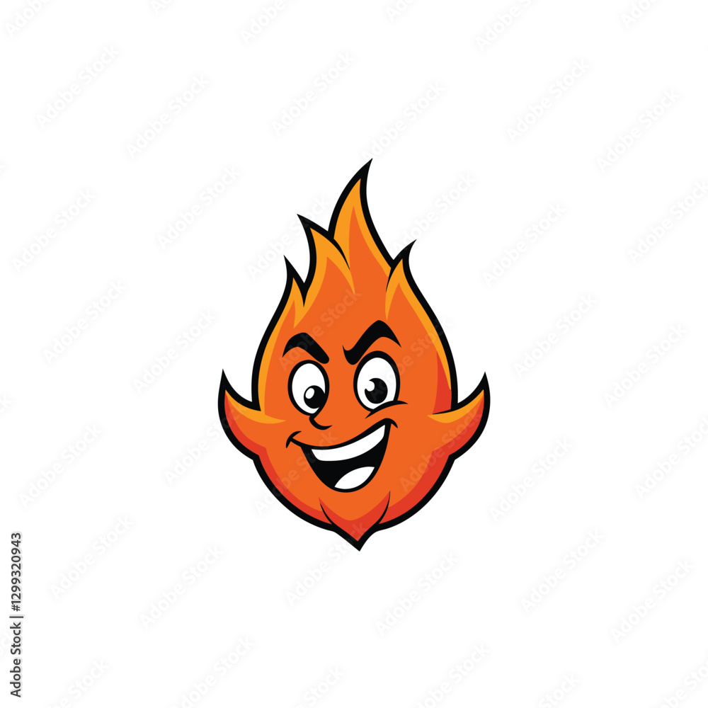 vector illustration of a burning fire vector illustration of a burning fire