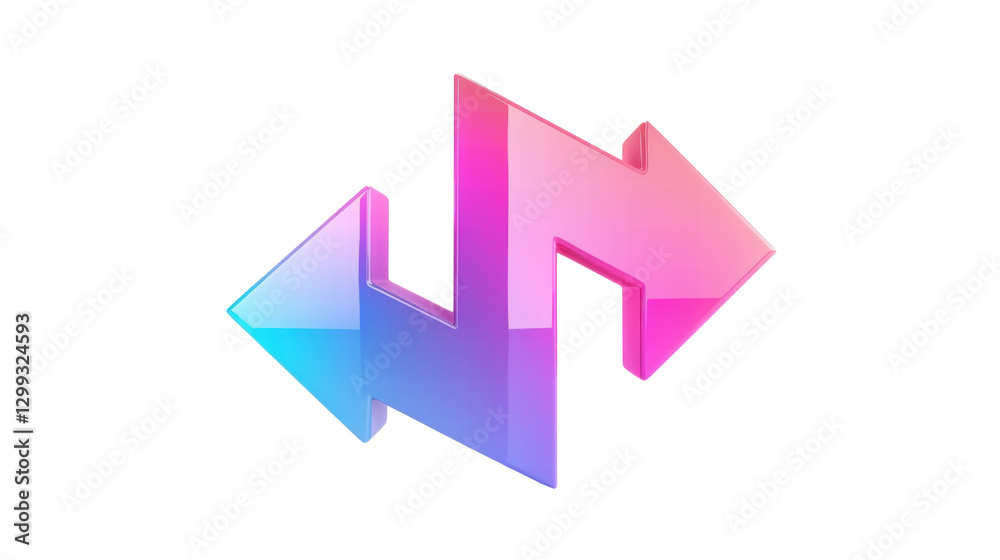 Colorful Directional Arrows Graphic Design With Transparent Background Illustrating Movement Colorful Directional Arrows Graphic Design With Transparent Background Illustrating Movement