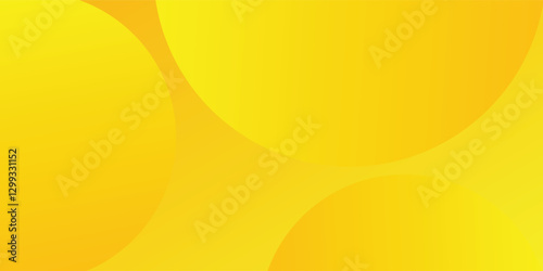 Abstract liquid fluid circles bright yellow color background. 3D sphere balls shape. Creative minimal bubble trendy gradient template for cover brochure, flyer, poster, banner web.
