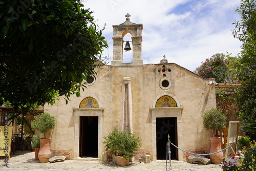The church of the Monastery of Agios Panteleimon is double-aisled in memory of Saints Panteleimon and Anthony-In the moni is also an 