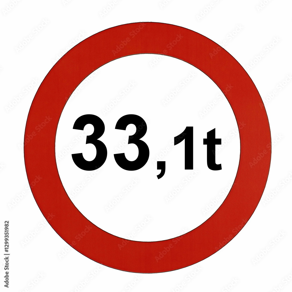 Illustration des Straßenverkehrszeichens Illustration des Straßenverkehrszeichens
