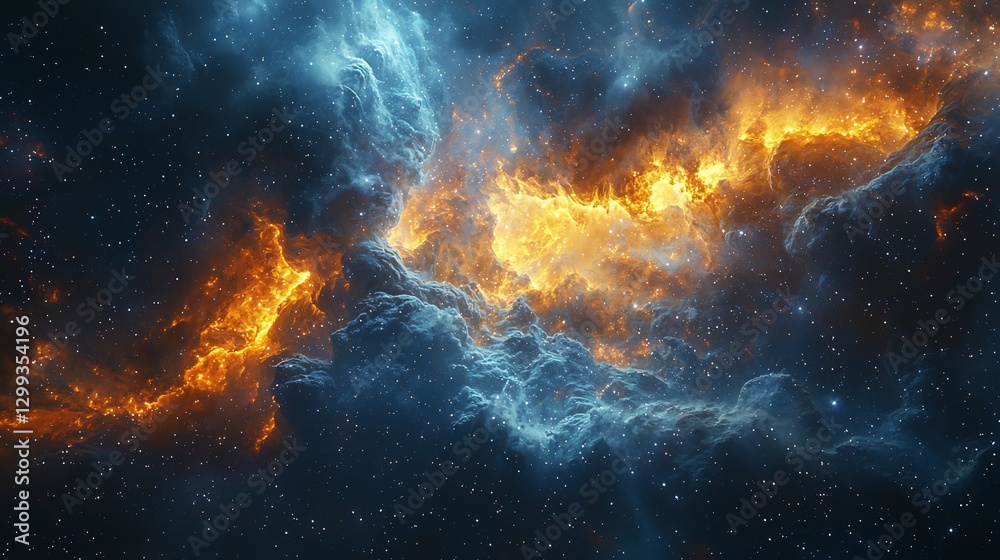 Hypergiant with a vast glowing circumstellar nebula its powerful stellar winds sculpting cosmic clouds into intricate patterns breathtaking deep space visualization Hypergiant with a vast glowing circumstellar nebula its powerful stellar winds sculpting cosmic clouds into intricate patterns breathtaking deep space visualization