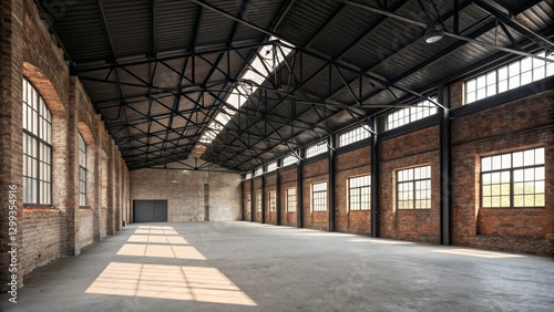 Sunlit Industrial Space Bri...