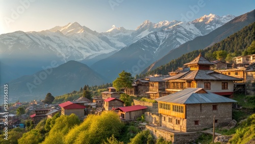 Golden Hour Himalayan Villa...