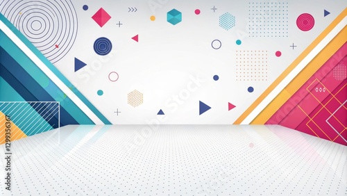 Geometric Abstract Room Com...