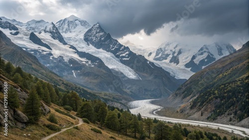 Glacier Valley Landscape Dr...