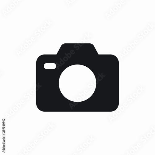 camera lens icon sign vector