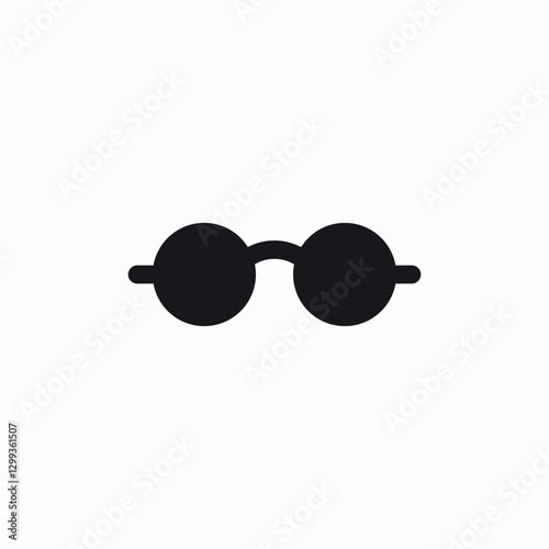 eye glasses icon sign vector