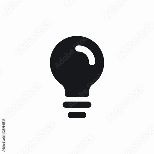 idea bulb icon sign vector