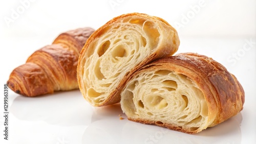 Golden Croissant Slice Clos...