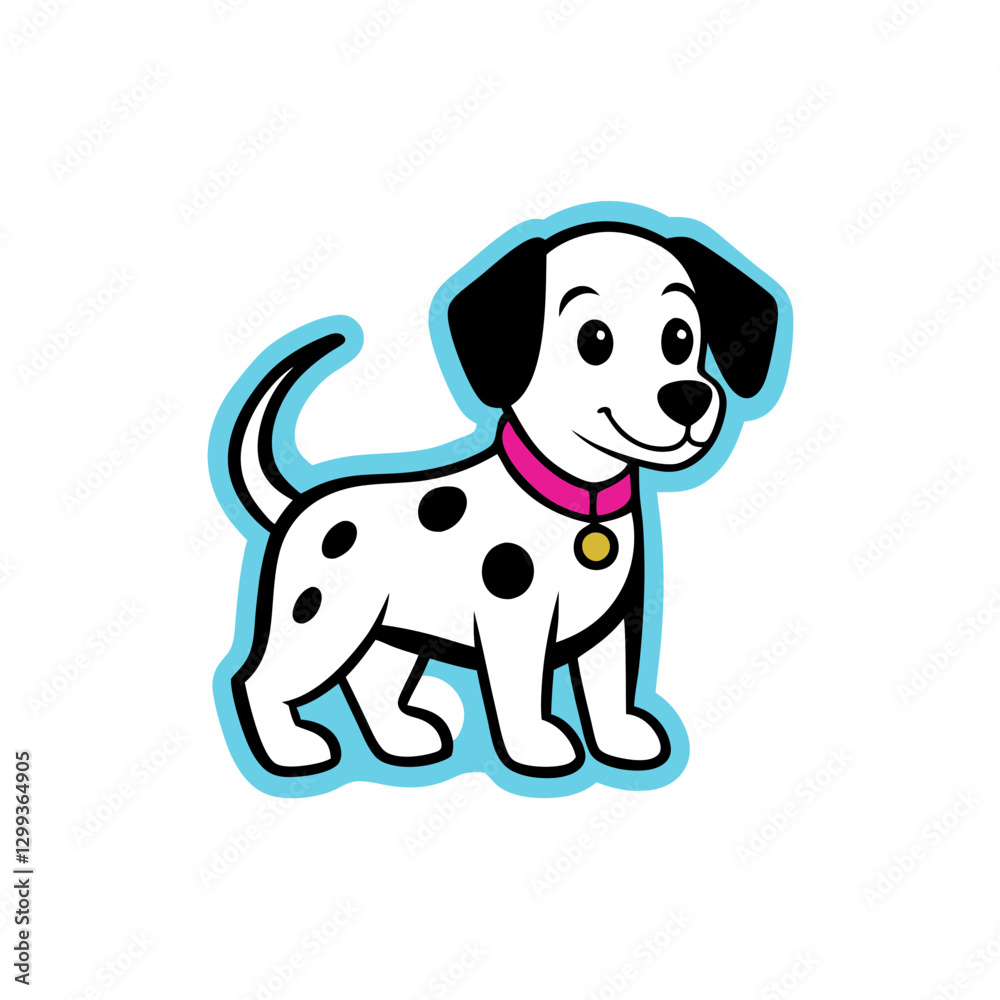 Fototapeta premium dog with bone