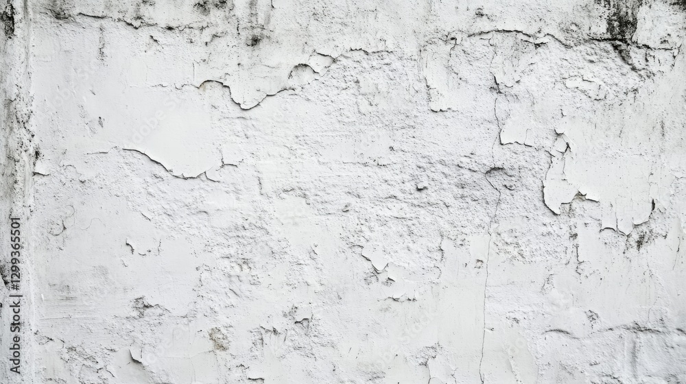 Obraz premium Weathered White Wall Texture