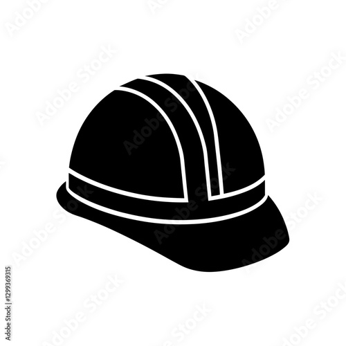 construction helmet isolated on white