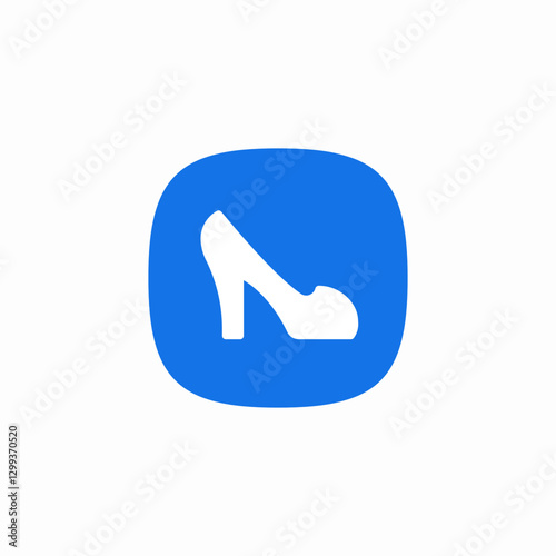 heel shoes icon sign vector