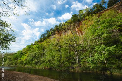 A shallow river in the Missouri Ozarks.
