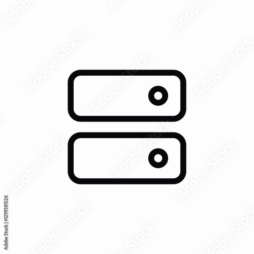 server connection icon sign vector