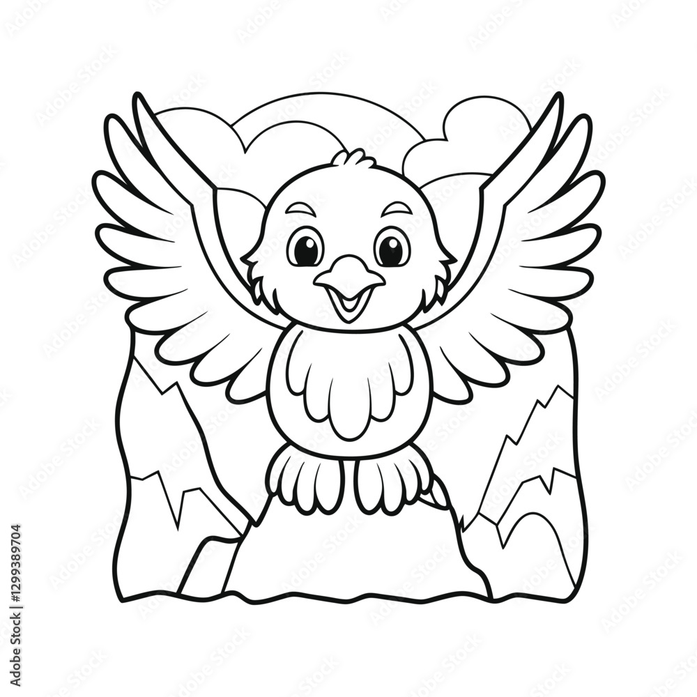 Fototapeta premium angel with heart