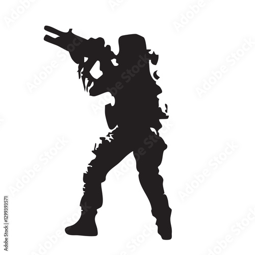 military soldier silhouette