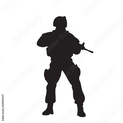 military soldier silhouette