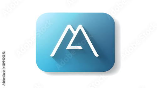 Free Download A stylish and modern app icon featuring a clean, minimalist design. This abstract graphic is perfect for technology-related projects, presentations, and web applications. - GFXLoad