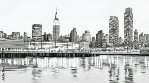 NYC Skyline at Dawn/Dusk