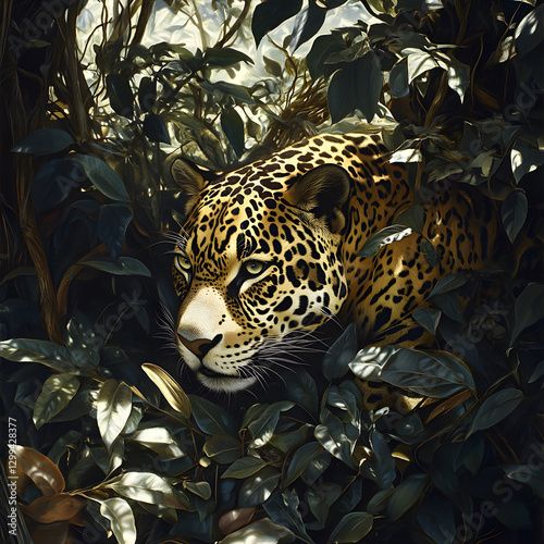 Ethereal Prowler: The Jaguar's Mastery of Stealth in Its Natural Habitat